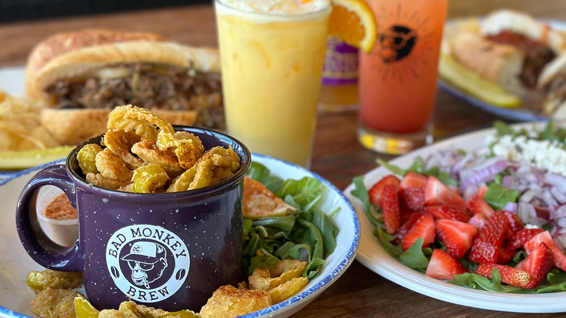 Delicious food and drinks from Bad Monkey Bar & Grill in Ocean City, MD