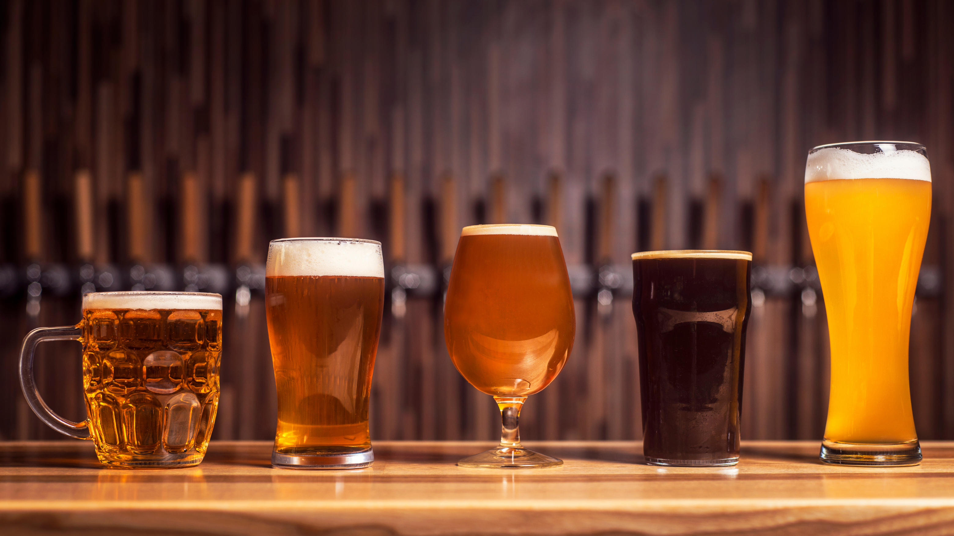 Blog13 Image: Different types of beers next to each other